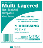 Multi-Layered Non-Bordered Composite Dressings - MPM Medical